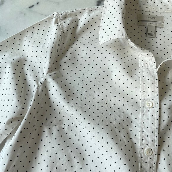 J. Crew Polka Dot Button Down Shirt - Picture 10 of 13